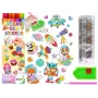 LEAN TOYS „Diamond Embroidery“ lipdukų rinkinys „Space Astronaut Mosaic“