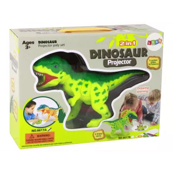 LEAN TOYS Dinosaur Projector with Markers & Templates