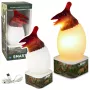 LEAN TOYS Dinozauras Pterozaurų LED Mikro USB Kiaušinio Lempa - 16 RGB spalvų, liečiamas ir nuotolinis valdymas, įkraunama