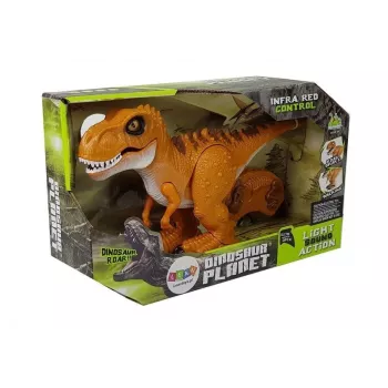 LEAN TOYS Dinozauras nuotoliniu valdymu R/C Bronze Sound Light