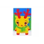 LEAN TOYS DIY Spalvoto mozaikinio Kalėdinio elnio rinkinys