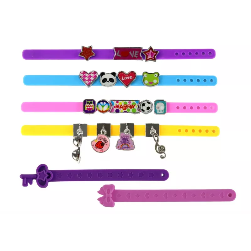LEAN TOYS DIY Letters Pendants Bracelet Jewelry Set