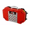 LEAN TOYS DIY rinkinys su baterijomis 3v1 Lagaminė dirbtuvėlė 85 elementai 56 cm