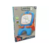 LEAN TOYS Dvipusė magnetinė kreidinė lenta su mėlynais ir raudonais šablonais