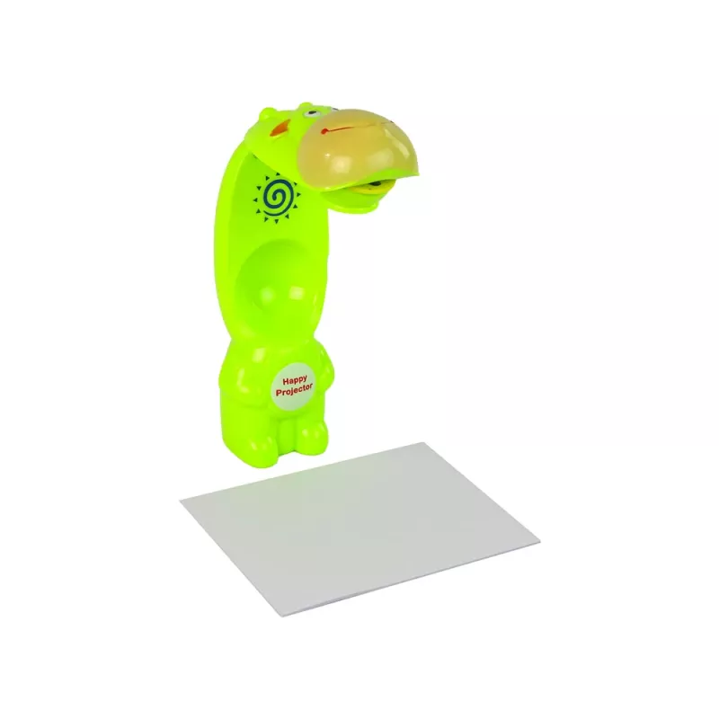 LEAN TOYS Piešimo projektorius su flomasteriais, žalia spalva