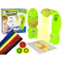LEAN TOYS Piešimo projektorius su flomasteriais, žalia spalva