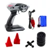LEAN TOYS Drift lenktyninis RC automobilis raudonai juodas 30km/h 1:16