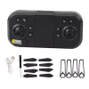 LEAN TOYS Dronas LU50 Air dviguba kamera HD MV vaizdo įrašas LED šviesos programėlė
