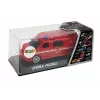 LEAN TOYS Fire Department Auto su traukiamąja virvele, šviesomis ir garsu