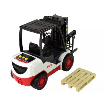 LEAN TOYS Šakinis krautuvas su judančiomis šakėmis