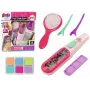 LEAN TOYS Plaukų dažymo rinkinys su tiesintuvu ir 6 spalvų sruogomis