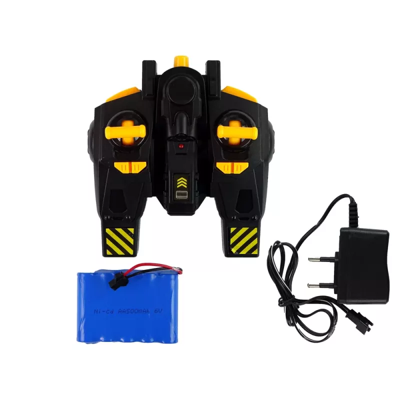 LEAN TOYS Huge Excavator R/C Loader nuotoliniu valdymu 360° sukimasis LED šviesos