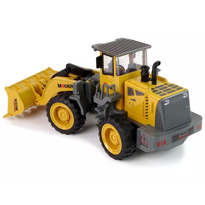 LEAN TOYS Huge Excavator R/C Loader nuotoliniu valdymu 360° sukimasis LED šviesos