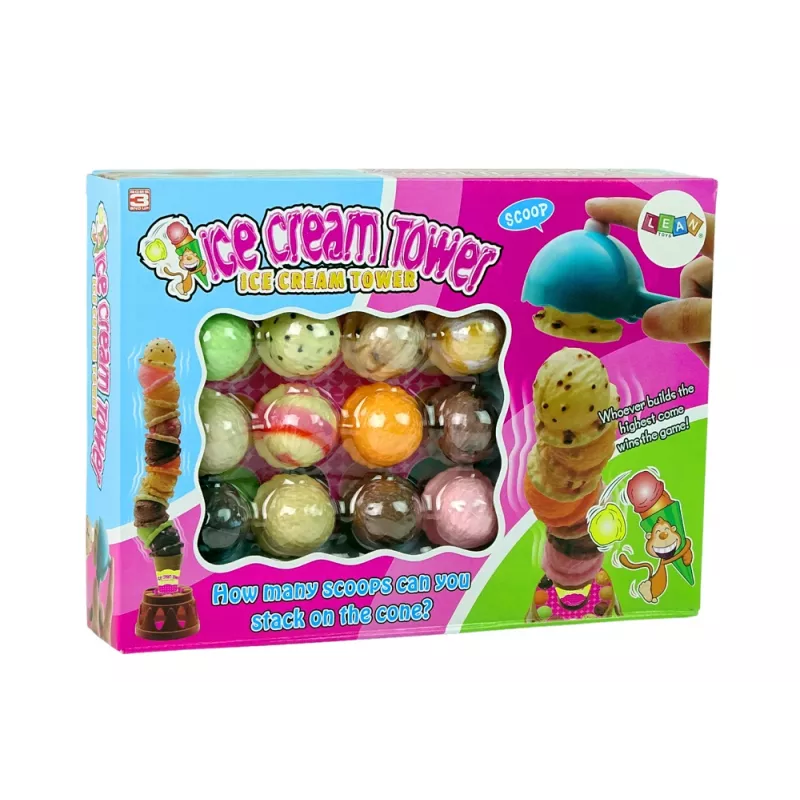 LEAN TOYS Ice Cream Tower Arcade Game visai šeimai