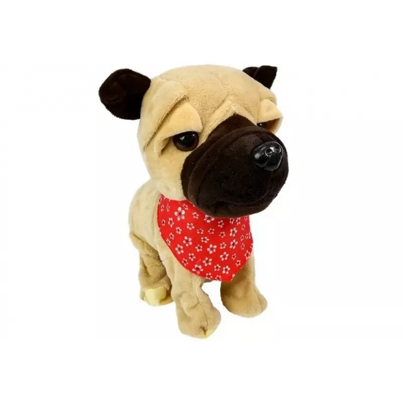 LEAN TOYS Interactive Dog On a Leash Barks Wags Tail Sensors