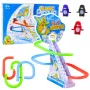 LEAN TOYS Interaktyvus pingvinų ir eskalatoriaus rinkinys vaikams