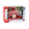 LEAN TOYS Interaktyvus rožinis vairo simuliatorius su garsu ir šviesomis