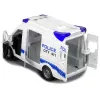 LEAN TOYS Interaktyvus policijos radijo automobilis su šviesos ir garso efektais, atsidarančiomis durelėmis