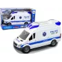 LEAN TOYS Interaktyvus policijos radijo automobilis su šviesos ir garso efektais, atsidarančiomis durelėmis