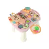 LEAN TOYS Interaktyvus stūmiklis-vaikštynė stalas 2in1 Pink