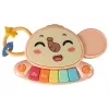 LEAN TOYS Interaktyvus stūmiklis-vaikštynė stalas 2in1 Pink