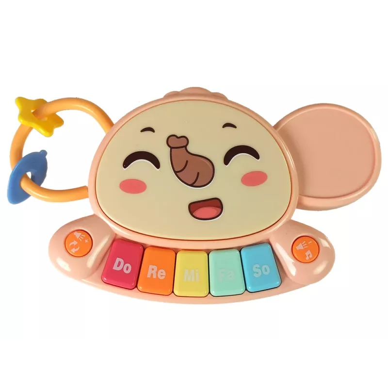LEAN TOYS Interaktyvus stūmiklis-vaikštynė stalas 2in1 Pink