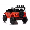 Lean Toys Jeep Rubicon DK-JWR558 24V oranžinis važiuojamas žaislas su akumuliatoriumi