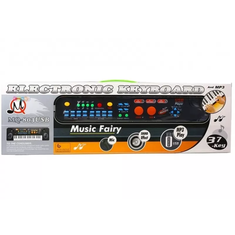 LEAN TOYS Keyboard With Microphone Multifunctional Educational Toy
