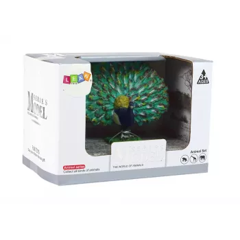LEAN TOYS Large Collector's Figurine of the Royal Peacock