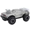 LEAN TOYS didelis nuotoliniu valdymu visureigis sportinis automobilis RC sidabrinis 1:8