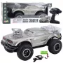 LEAN TOYS didelis nuotoliniu valdymu visureigis sportinis automobilis RC sidabrinis 1:8
