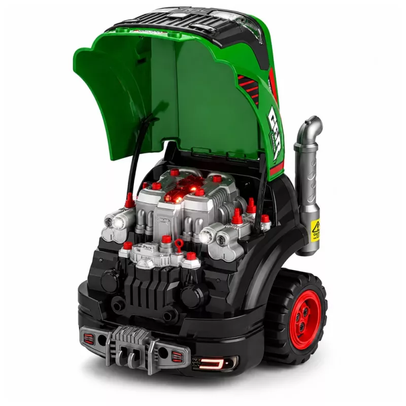 LEAN TOYS Little Handyman's ardymo traktorius su šviesomis, garsais ir garais