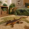 LEAN TOYS Lizard Viviparous Rubber Figurine Stretchable Realistic 12,5 cm