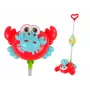 LEAN TOYS Luminous Pusher Stick Crab Red Music