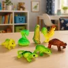 LEAN TOYS Magic Egg Hatching Dinosaur vandenyje, baltas 6,5 cm kiaušinis