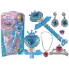 LEAN TOYS Magiškas Pasakų Princesių Rinkinys su Burtų Lazdele, Šviesa, Garsu ir Žvaigždžių Projektoriumi