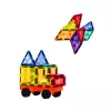 LEAN TOYS Magnetic Construction Blocks 3D Panels Creative STEM Colorful 85 vnt.