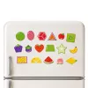 LEAN TOYS Magnetic Puzzle Learning Fruits 30 dalių – edukaciniai vaisių magnetai lentoms ir šaldytuvams