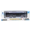 LEAN TOYS Metal City Bus White 1:43 liejamo metalo autobusas su atidaromomis durimis