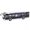 LEAN TOYS Metal City Bus White 1:43 liejamo metalo autobusas su atidaromomis durimis