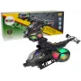 LEAN TOYS Military Helicopter Huge Wings Lights Sound Rotates