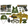 LEAN TOYS Karinis žaislų rinkinys su minkštųjų kulkų pistoletais MP7