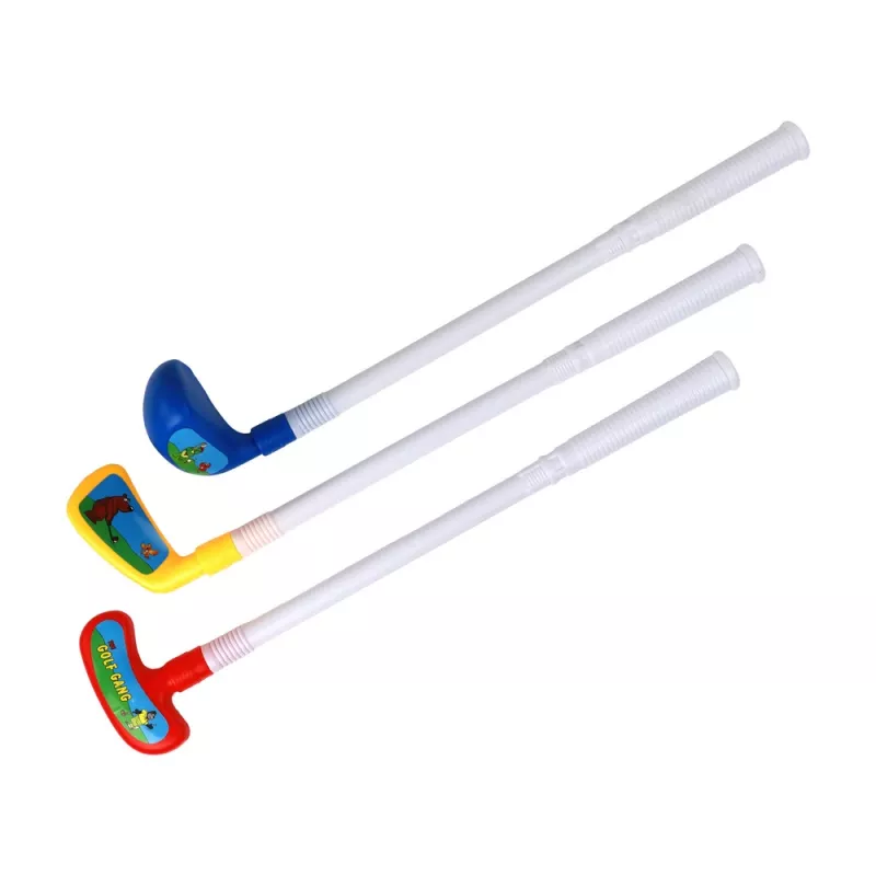 LEAN TOYS Mini Golf Set for Children, Sticks, 12 Pieces