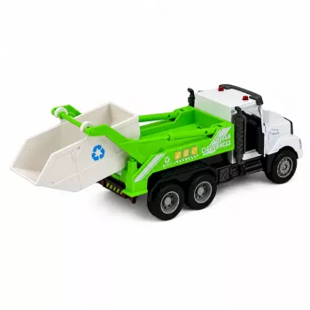 LEAN TOYS Komunalinė transporto priemonė metalinis kėbulas atidaromos durys šviesos garsai 1:46