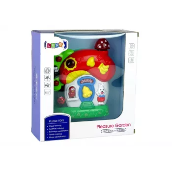 LEAN TOYS Muzikinis namelis kūdikiams „Gyvūnėliai“