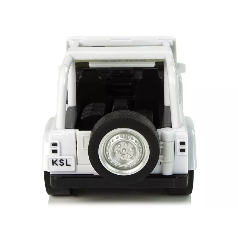 LEAN TOYS Visureigis policijos automobilis baltas