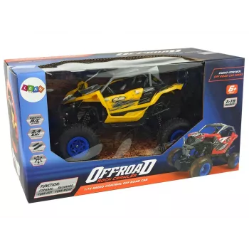 LEAN TOYS Off-road Remote Controlled 2.4 GHz 1:16 Geltona