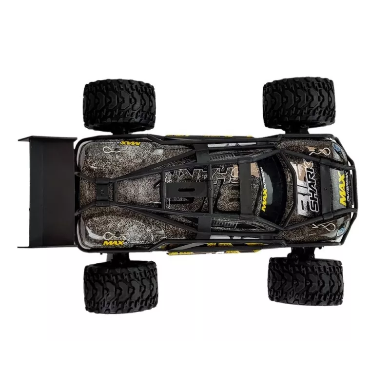 LEAN TOYS Off-Road nuotoliniu valdymu valdomas rudas ir geltonas 2.4G 1:18 35 km/h greičio valdymas