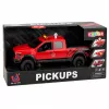 LEAN TOYS Pickup Truck 1:12 RC su atsidarančiomis durimis, žibintais ir garsu – raudonas