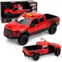 LEAN TOYS Pickup Truck 1:12 RC su atsidarančiomis durimis, žibintais ir garsu – raudonas